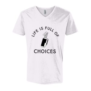 Next Level Cotton V Neck Tee Thumbnail