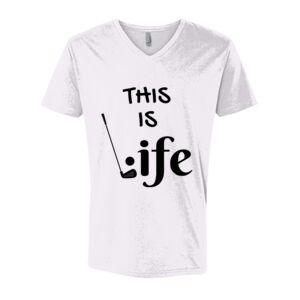 Next Level Cotton V Neck Tee Thumbnail