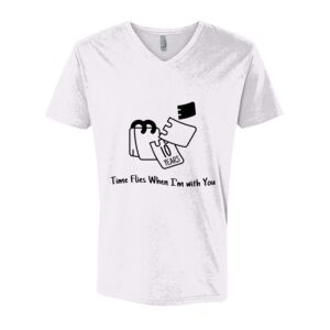 Next Level Cotton V Neck Tee Thumbnail