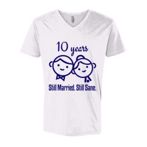 Next Level Cotton V Neck Tee Thumbnail