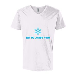 Next Level Cotton V Neck Tee Thumbnail