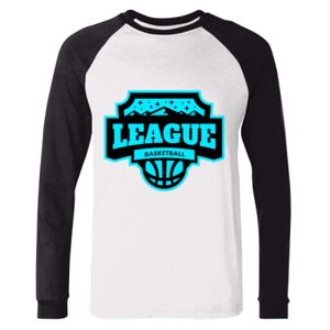 BELLA + CANVAS Long Sleeve Jersey Baseball Tee Thumbnail