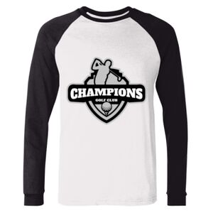 BELLA + CANVAS Long Sleeve Jersey Baseball Tee Thumbnail