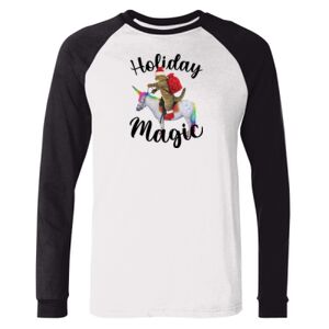 BELLA + CANVAS Long Sleeve Jersey Baseball Tee Thumbnail