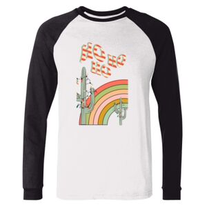 BELLA + CANVAS Long Sleeve Jersey Baseball Tee Thumbnail