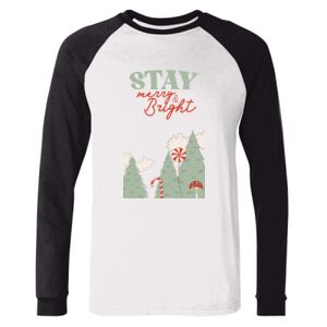 BELLA + CANVAS Long Sleeve Jersey Baseball Tee Thumbnail