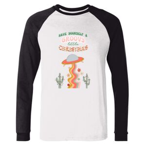 BELLA + CANVAS Long Sleeve Jersey Baseball Tee Thumbnail