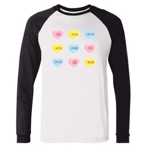 BELLA + CANVAS Long Sleeve Jersey Baseball Tee Thumbnail