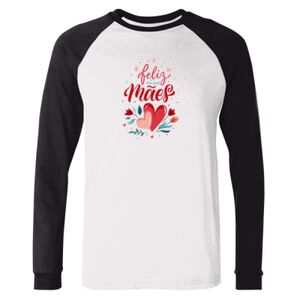 BELLA + CANVAS Long Sleeve Jersey Baseball Tee Thumbnail