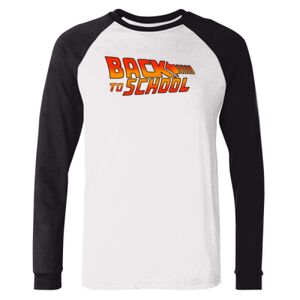 BELLA + CANVAS Long Sleeve Jersey Baseball Tee Thumbnail