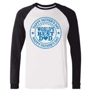 BELLA + CANVAS Long Sleeve Jersey Baseball Tee Thumbnail
