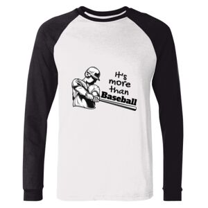 BELLA + CANVAS Long Sleeve Jersey Baseball Tee Thumbnail