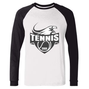 BELLA + CANVAS Long Sleeve Jersey Baseball Tee Thumbnail