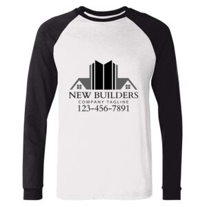 BELLA + CANVAS Long Sleeve Jersey Baseball Tee Thumbnail