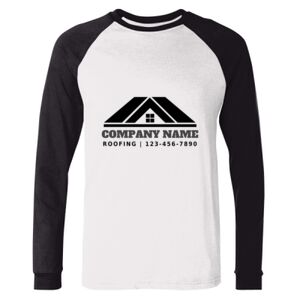 BELLA + CANVAS Long Sleeve Jersey Baseball Tee Thumbnail