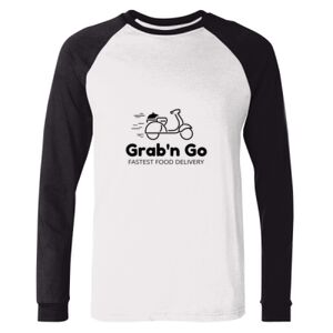 BELLA + CANVAS Long Sleeve Jersey Baseball Tee Thumbnail