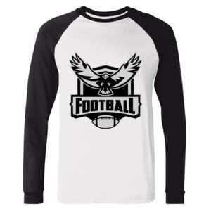 BELLA + CANVAS Long Sleeve Jersey Baseball Tee Thumbnail