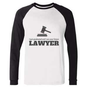 BELLA + CANVAS Long Sleeve Jersey Baseball Tee Thumbnail