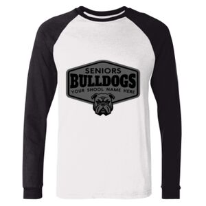 BELLA + CANVAS Long Sleeve Jersey Baseball Tee Thumbnail