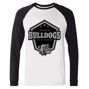 BELLA + CANVAS Long Sleeve Jersey Baseball Tee Thumbnail