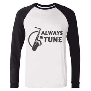 BELLA + CANVAS Long Sleeve Jersey Baseball Tee Thumbnail