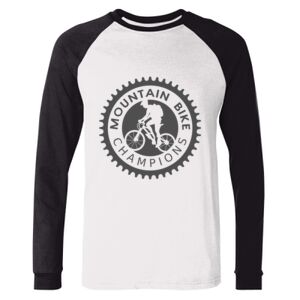 BELLA + CANVAS Long Sleeve Jersey Baseball Tee Thumbnail