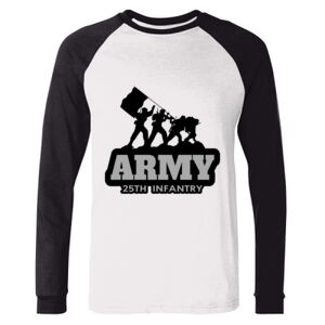 BELLA + CANVAS Long Sleeve Jersey Baseball Tee Thumbnail