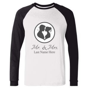 BELLA + CANVAS Long Sleeve Jersey Baseball Tee Thumbnail