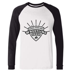 BELLA + CANVAS Long Sleeve Jersey Baseball Tee Thumbnail