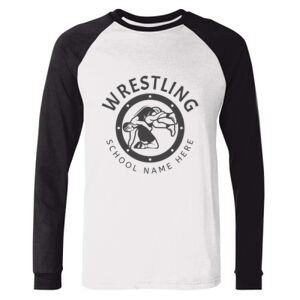 BELLA + CANVAS Long Sleeve Jersey Baseball Tee Thumbnail