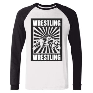 BELLA + CANVAS Long Sleeve Jersey Baseball Tee Thumbnail