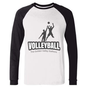 BELLA + CANVAS Long Sleeve Jersey Baseball Tee Thumbnail