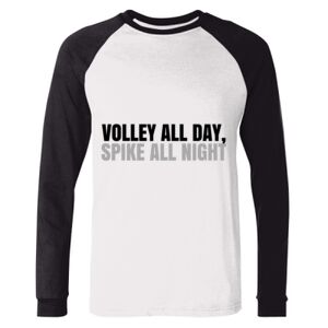 BELLA + CANVAS Long Sleeve Jersey Baseball Tee Thumbnail