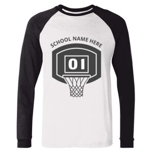 BELLA + CANVAS Long Sleeve Jersey Baseball Tee Thumbnail