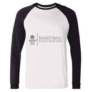 BELLA + CANVAS Long Sleeve Jersey Baseball Tee Thumbnail