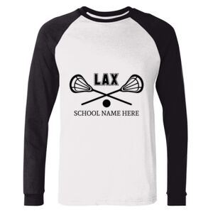 BELLA + CANVAS Long Sleeve Jersey Baseball Tee Thumbnail