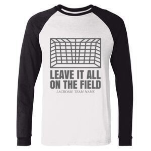 BELLA + CANVAS Long Sleeve Jersey Baseball Tee Thumbnail