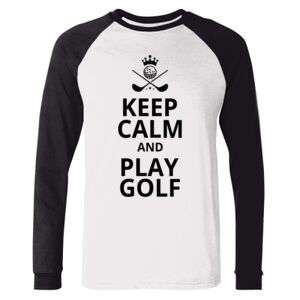 BELLA + CANVAS Long Sleeve Jersey Baseball Tee Thumbnail