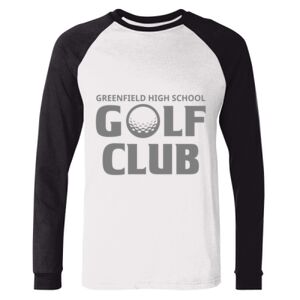 BELLA + CANVAS Long Sleeve Jersey Baseball Tee Thumbnail