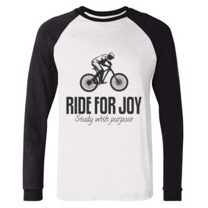 BELLA + CANVAS Long Sleeve Jersey Baseball Tee Thumbnail