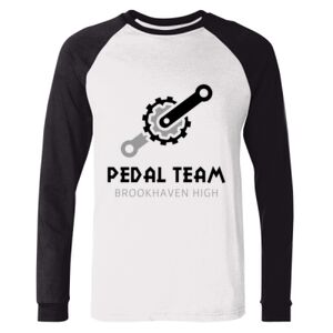 BELLA + CANVAS Long Sleeve Jersey Baseball Tee Thumbnail