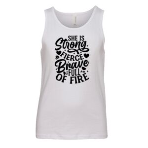 BELLA + CANVAS Youth Jersey Tank Thumbnail
