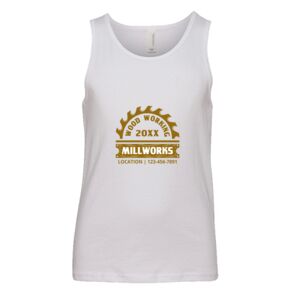BELLA + CANVAS Youth Jersey Tank Thumbnail