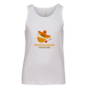 BELLA + CANVAS Youth Jersey Tank Thumbnail