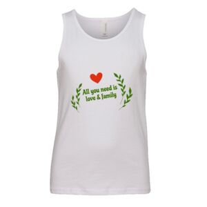 BELLA + CANVAS Youth Jersey Tank Thumbnail