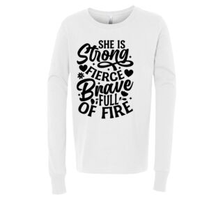 BELLA + CANVAS Youth Long Sleeve Jersey Tee Thumbnail