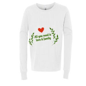 BELLA + CANVAS Youth Long Sleeve Jersey Tee Thumbnail