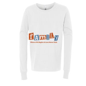 BELLA + CANVAS Youth Long Sleeve Jersey Tee Thumbnail